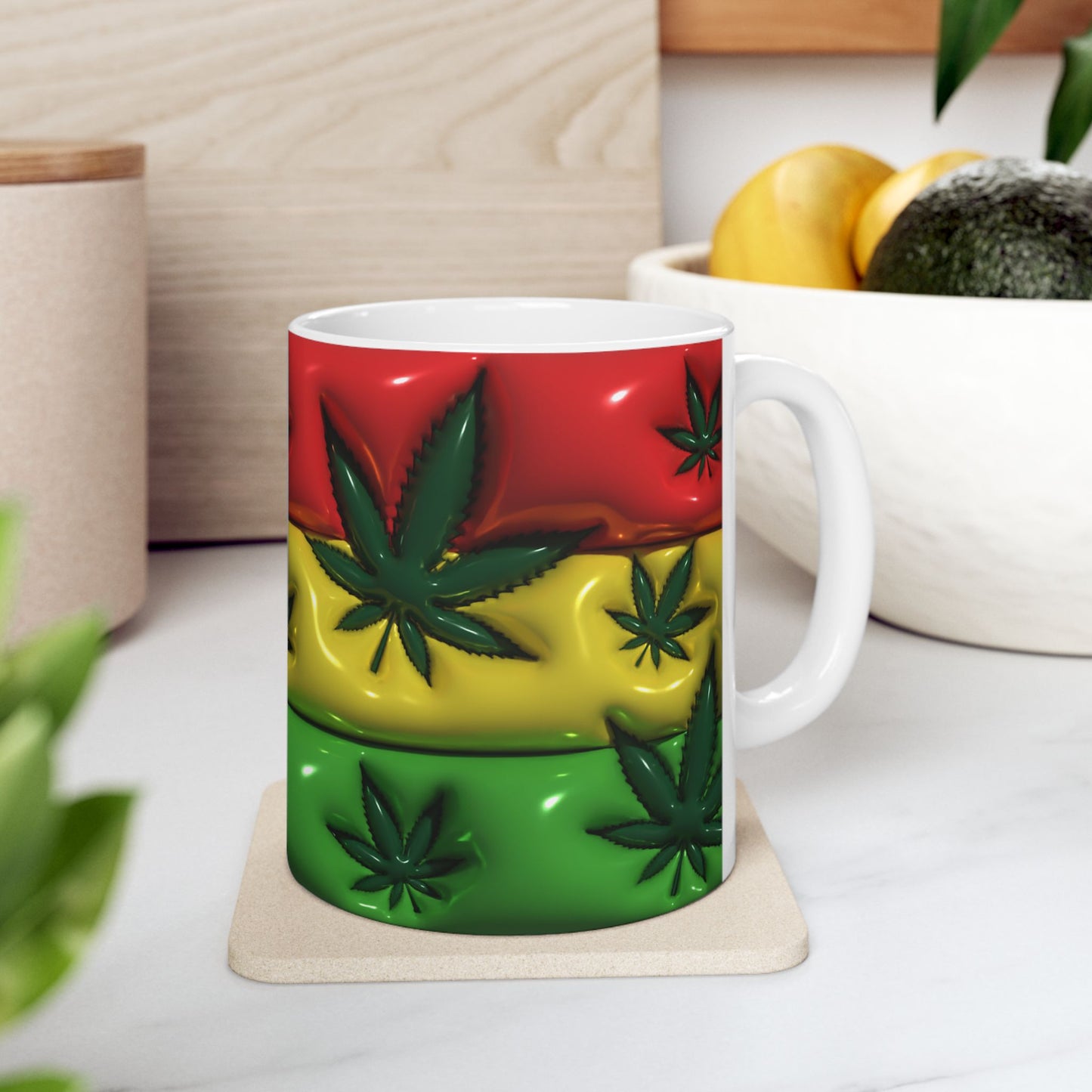 Reggae Vibes Ceramic Mug - 11oz Perfect for Coffee Lovers