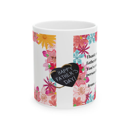 🏳️‍🌈 LGBTQ+ Friendly Personalizable Father's Day Mug.