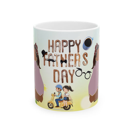 Happy Father's Day Coffee Mug - Fun & Unique Gift for Dads