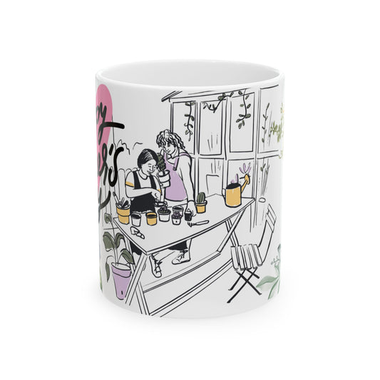 Floral Friendship Ceramic Mug - Perfect Gift for Tea & Coffee Lovers