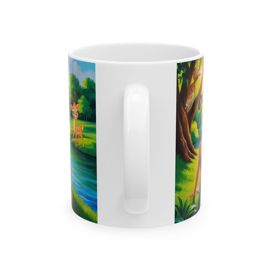 Ceramic Mug - "Good Day Life is Good" Inspirational Coffee Cup for Relaxing Moments, Perfect Gift for Friends, Home & Office