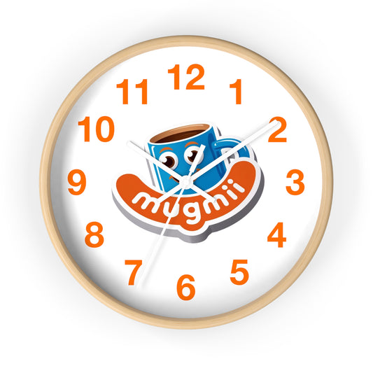 Cute Coffee Mug Wall Clock - Fun Home Decor for Coffee Lovers