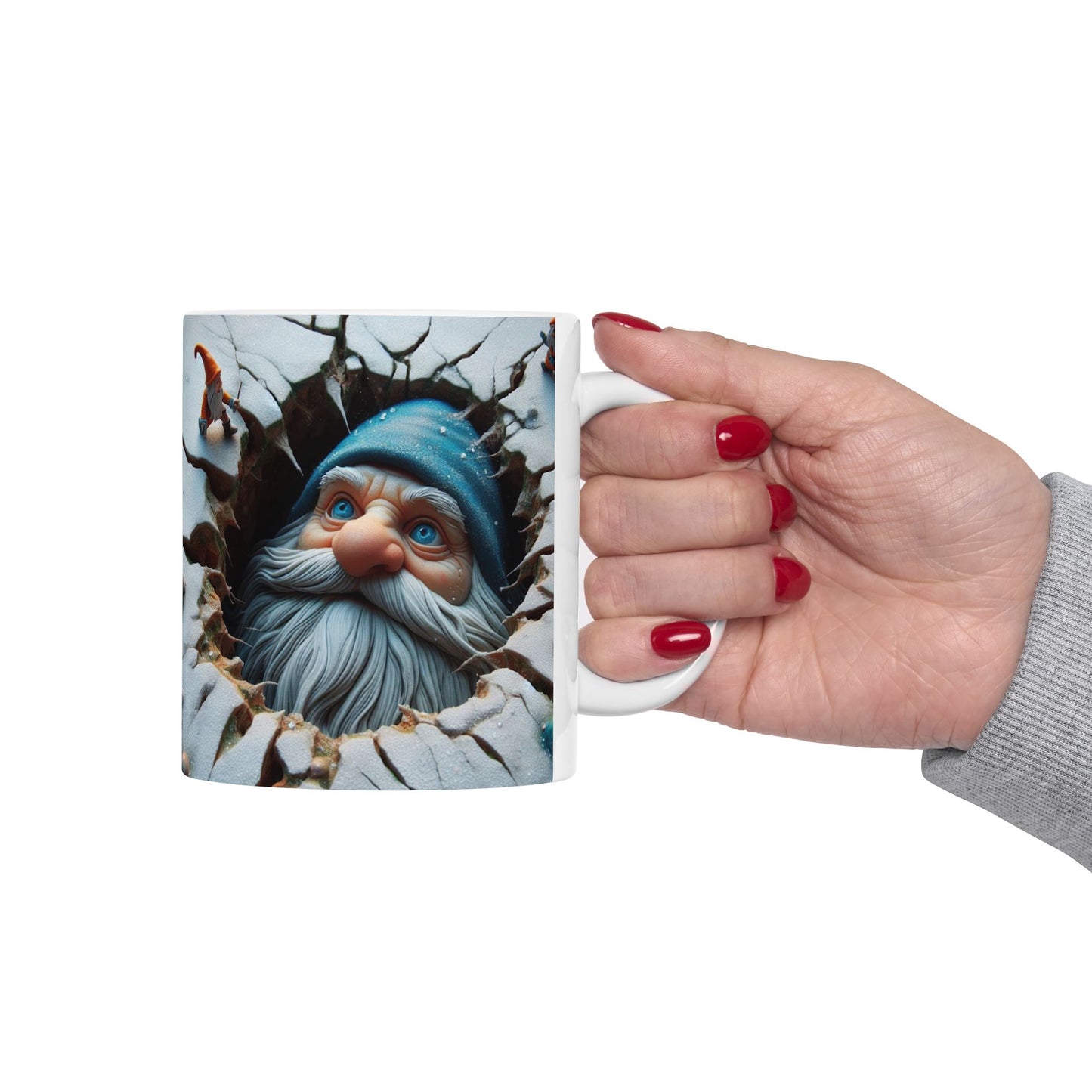Whimsical Gnome Ceramic Mug