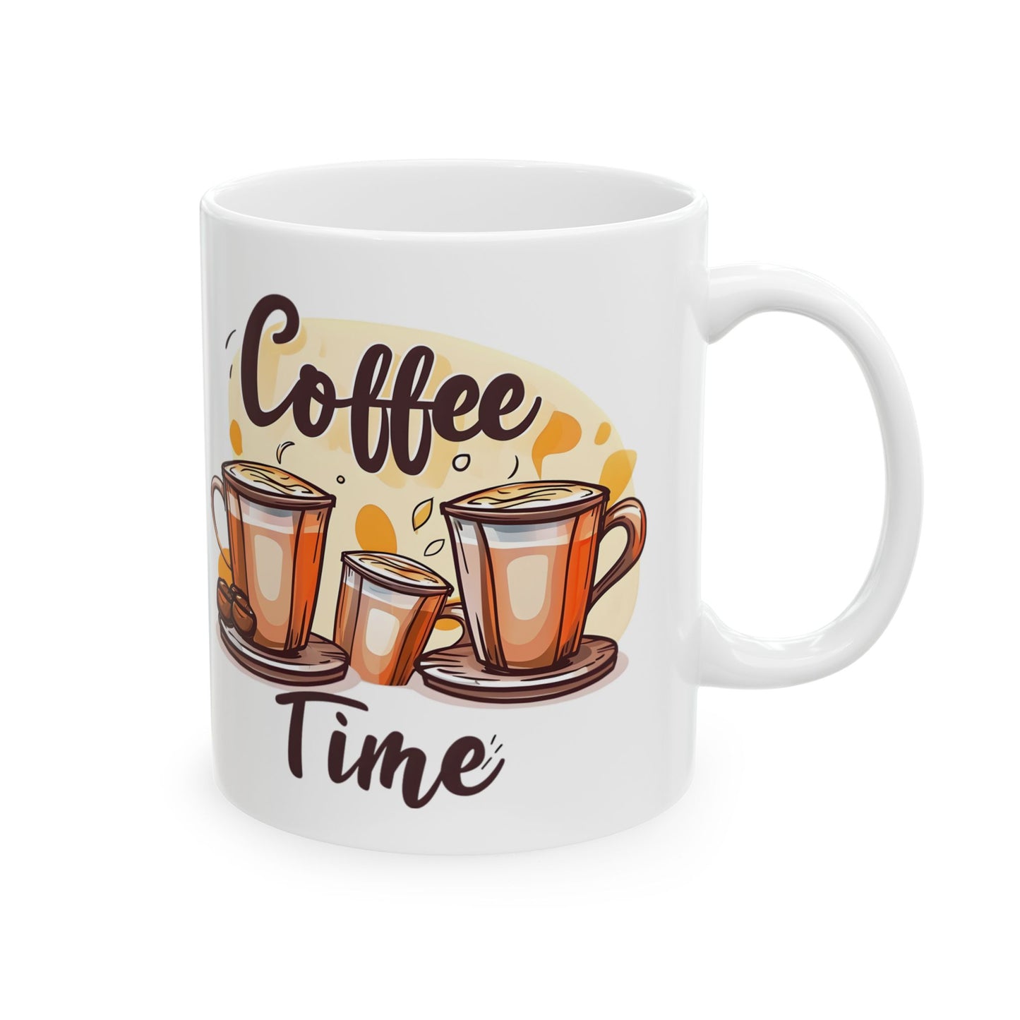 Coffee Time Ceramic Mug Perfect for Coffee Lovers