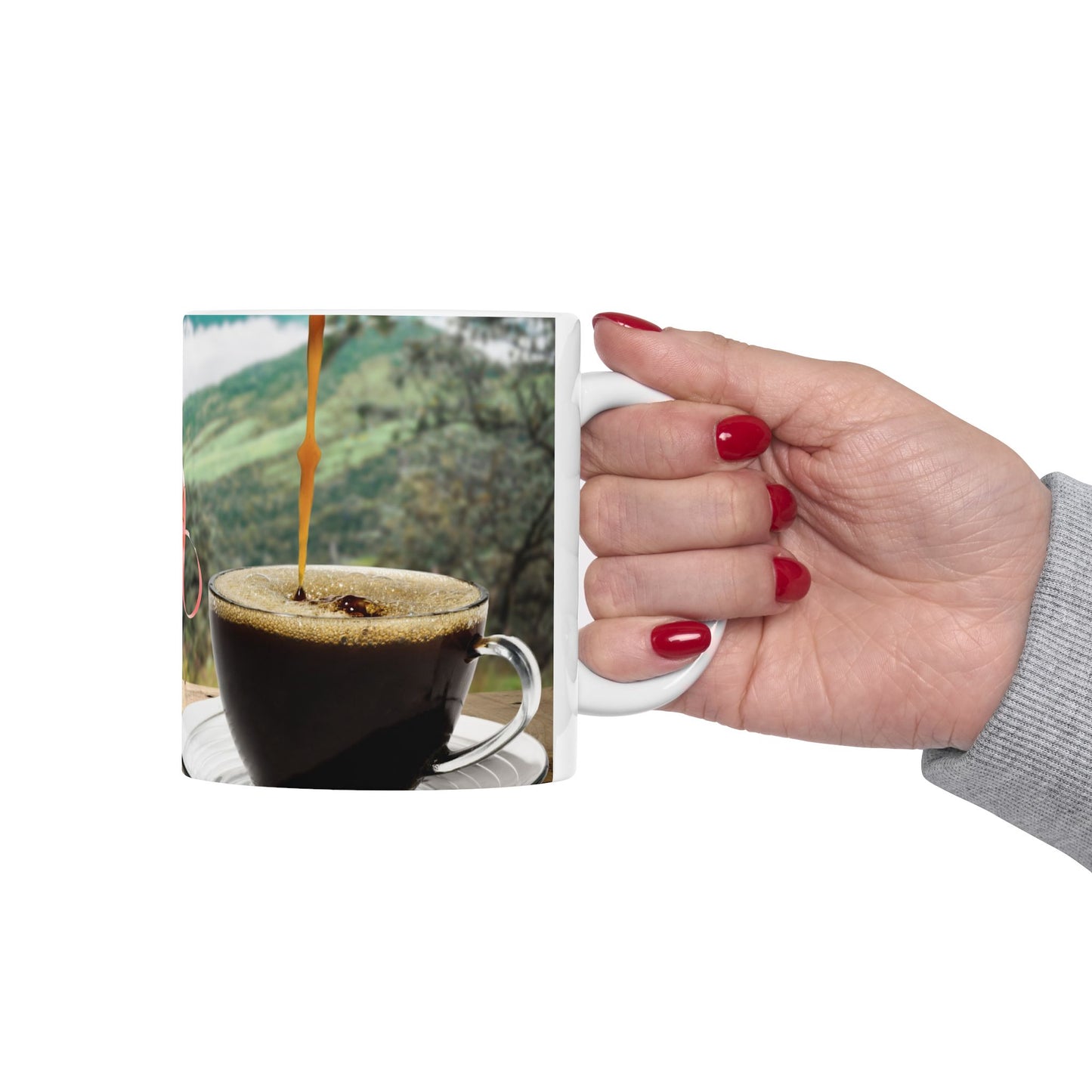 Choose to Be Grateful Ceramic Mug - Inspiring 11oz Coffee Cup for Daily Motivation
