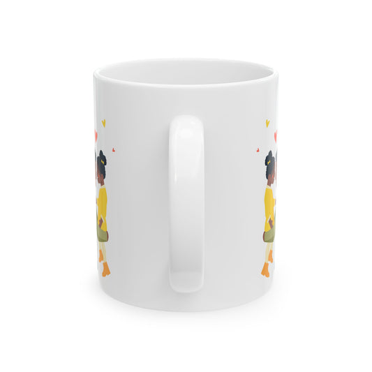 Happy Father's Day Ceramic Mug - Perfect Gift for Dad
