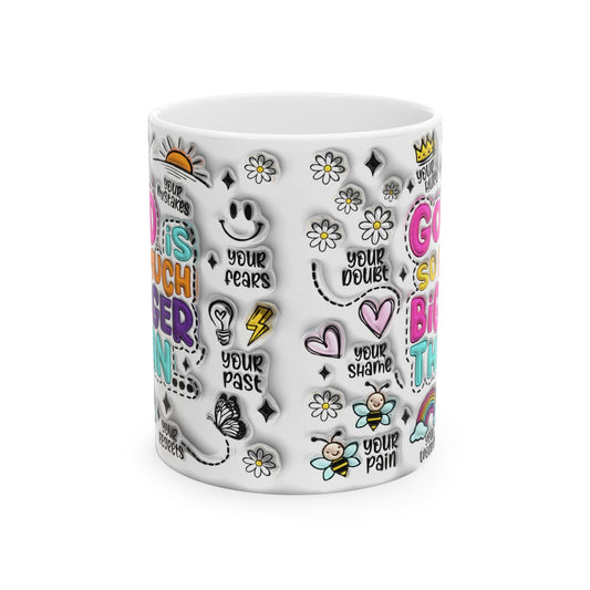 Inspirational Ceramic Mug - Perfect Gift for Motivation & Positivity