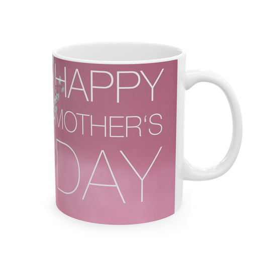 Floral Mother's Day Ceramic Mug - 11oz