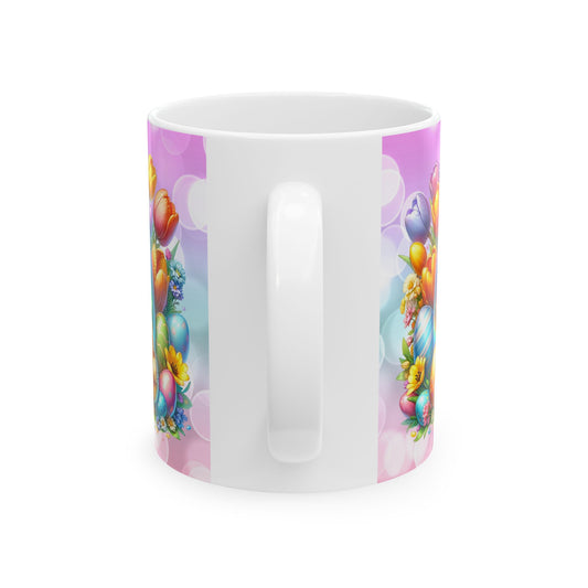 Colorful Floral Easter Spring Celebration Mug