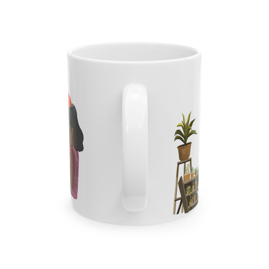Happy Father's Day Best Dad Ever Ceramic Mug | Gift, Coffee Mug, Dad Mug, Plant Lover, Dad's Day