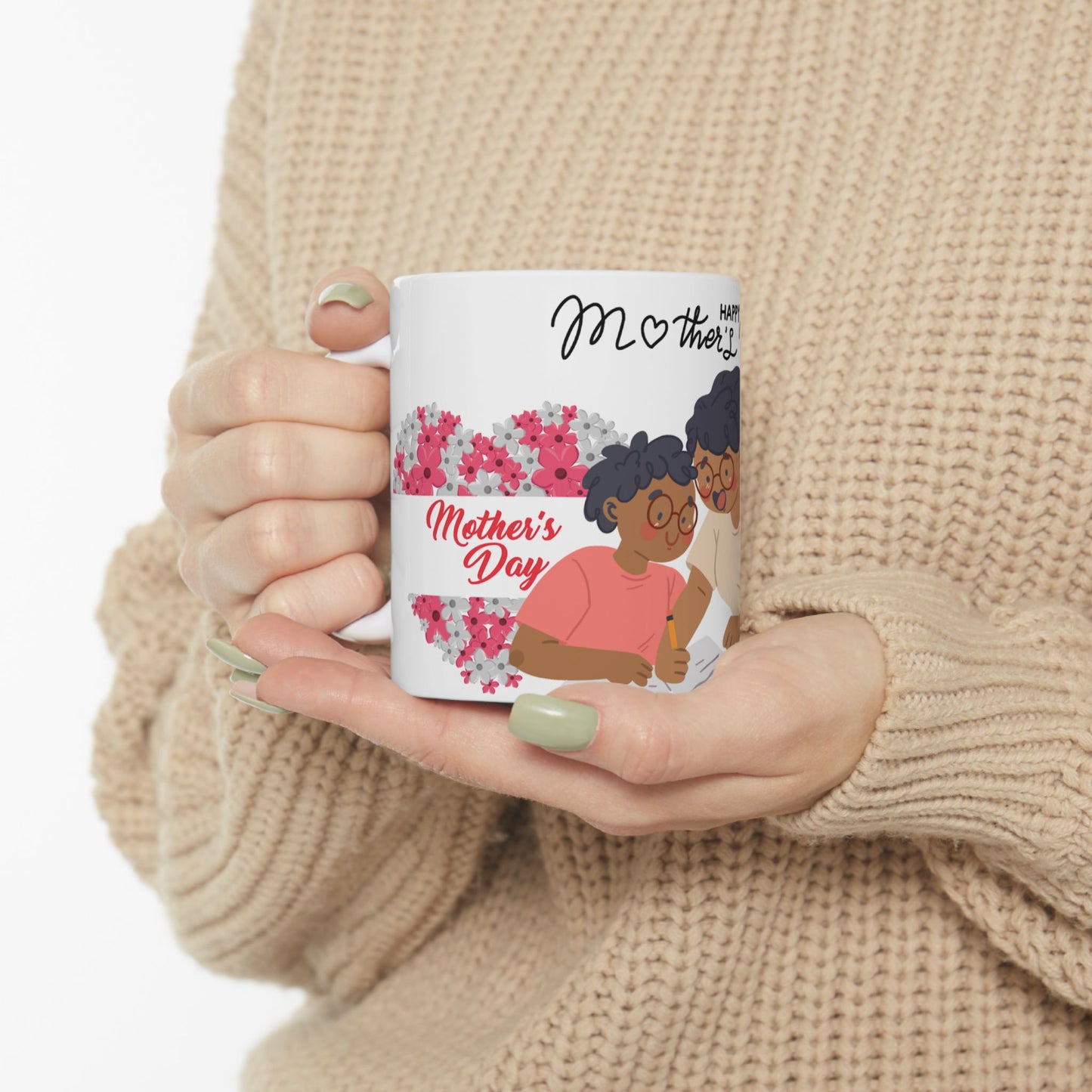 Happy Mother's Day Ceramic Mug - Ideal Gift for Moms
