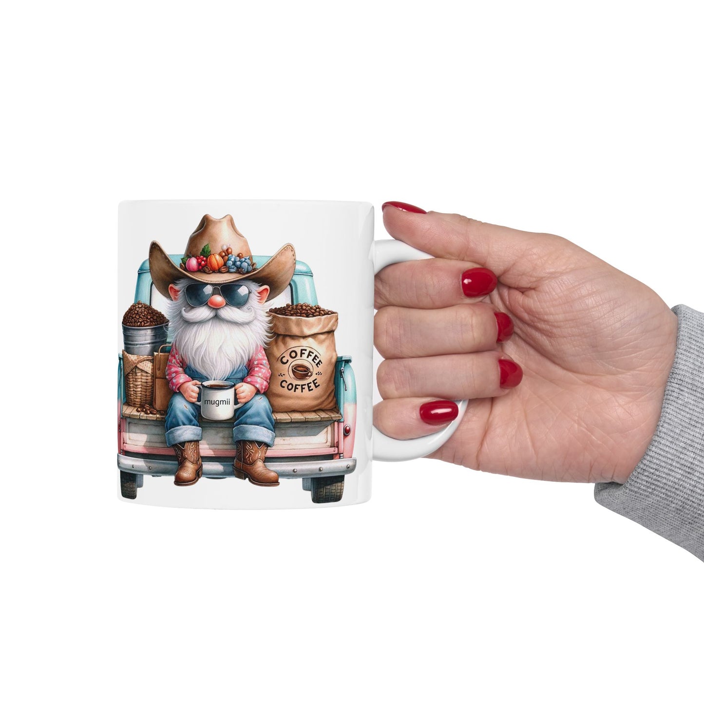 Vintage Coffee Truck Ceramic Mug - Perfect Gift for Coffee Lovers