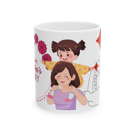 Mom and Daughter Coffee Mug - Happy Mother's Day 11oz