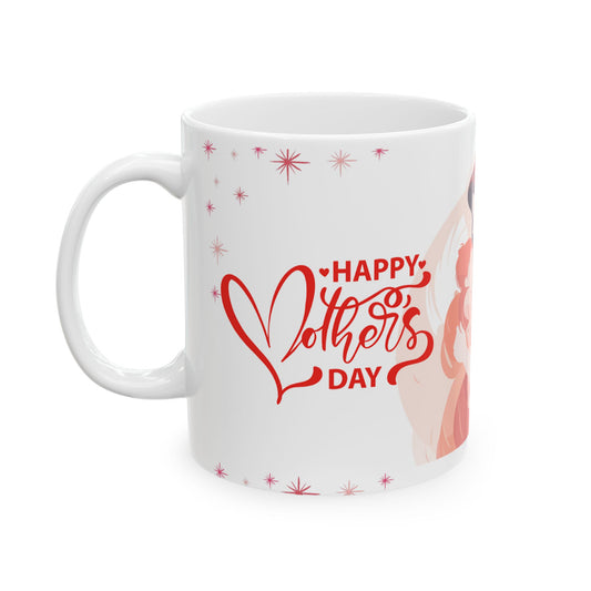 Happy Mother's Day Ceramic Mug - Cherished Moments Mug for Moms | 11oz