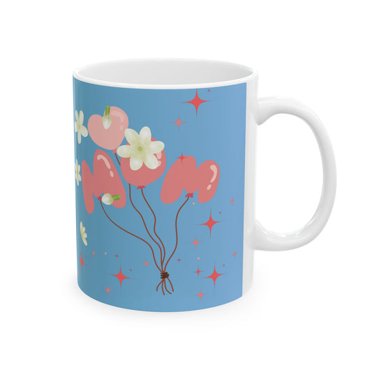 Floral Love Ceramic Mug - Perfect Gift for Friends & Special Occasions