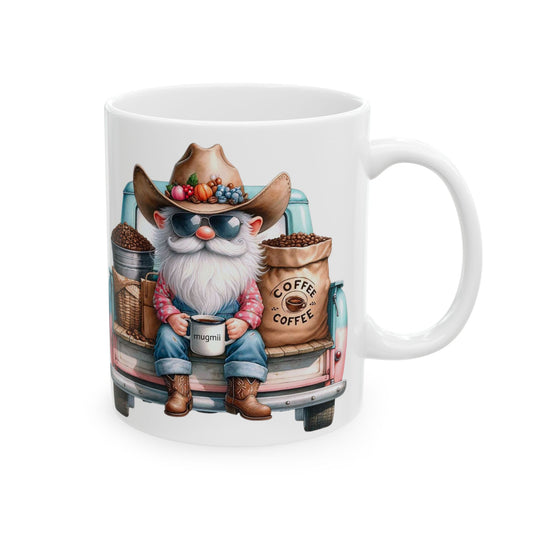 Vintage Coffee Truck Ceramic Mug - Perfect Gift for Coffee Lovers