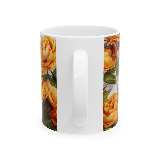 Happy Thursday Floral Ceramic Mug - 11oz