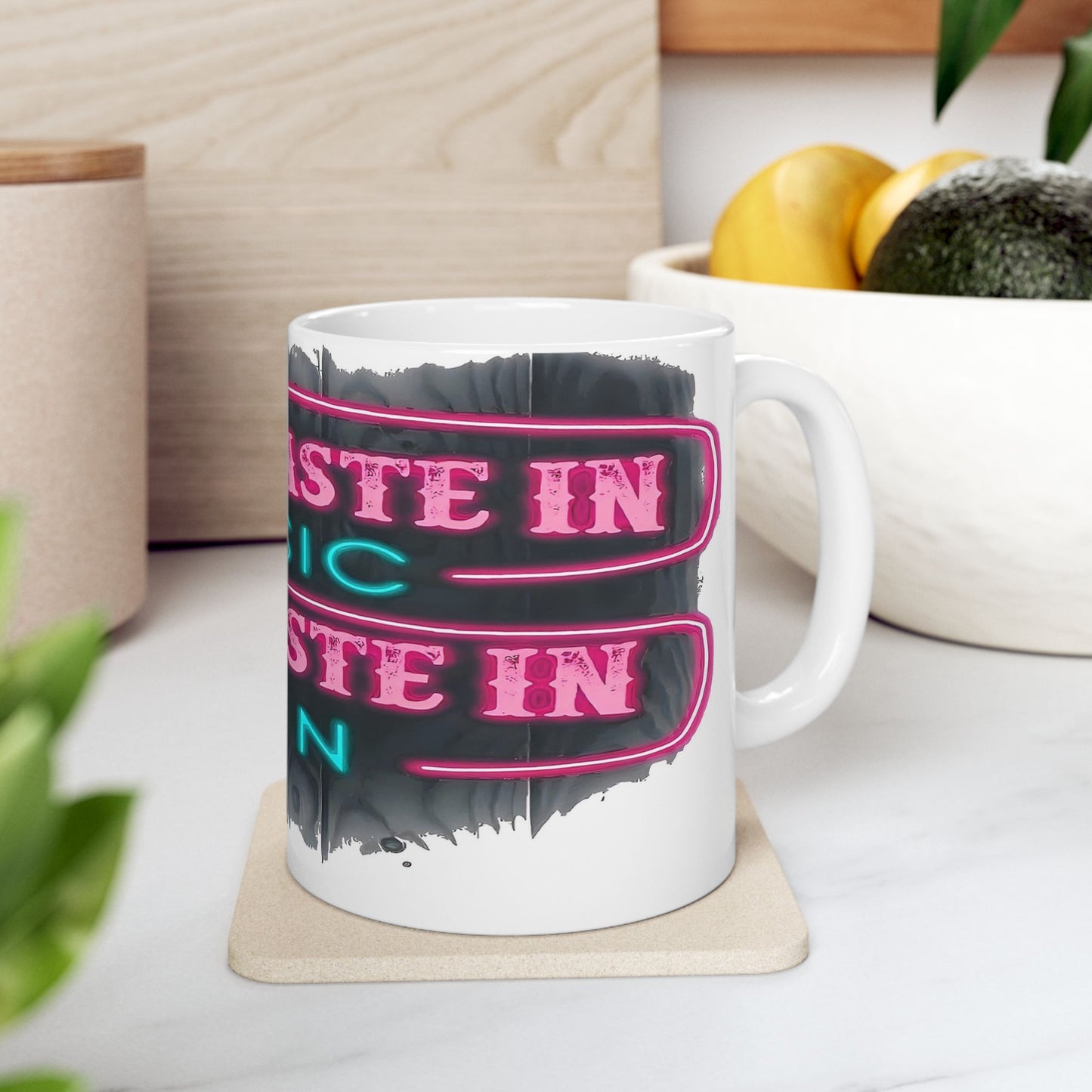 Good Taste Ceramic Mug - Perfect for Music & Coffee Lovers