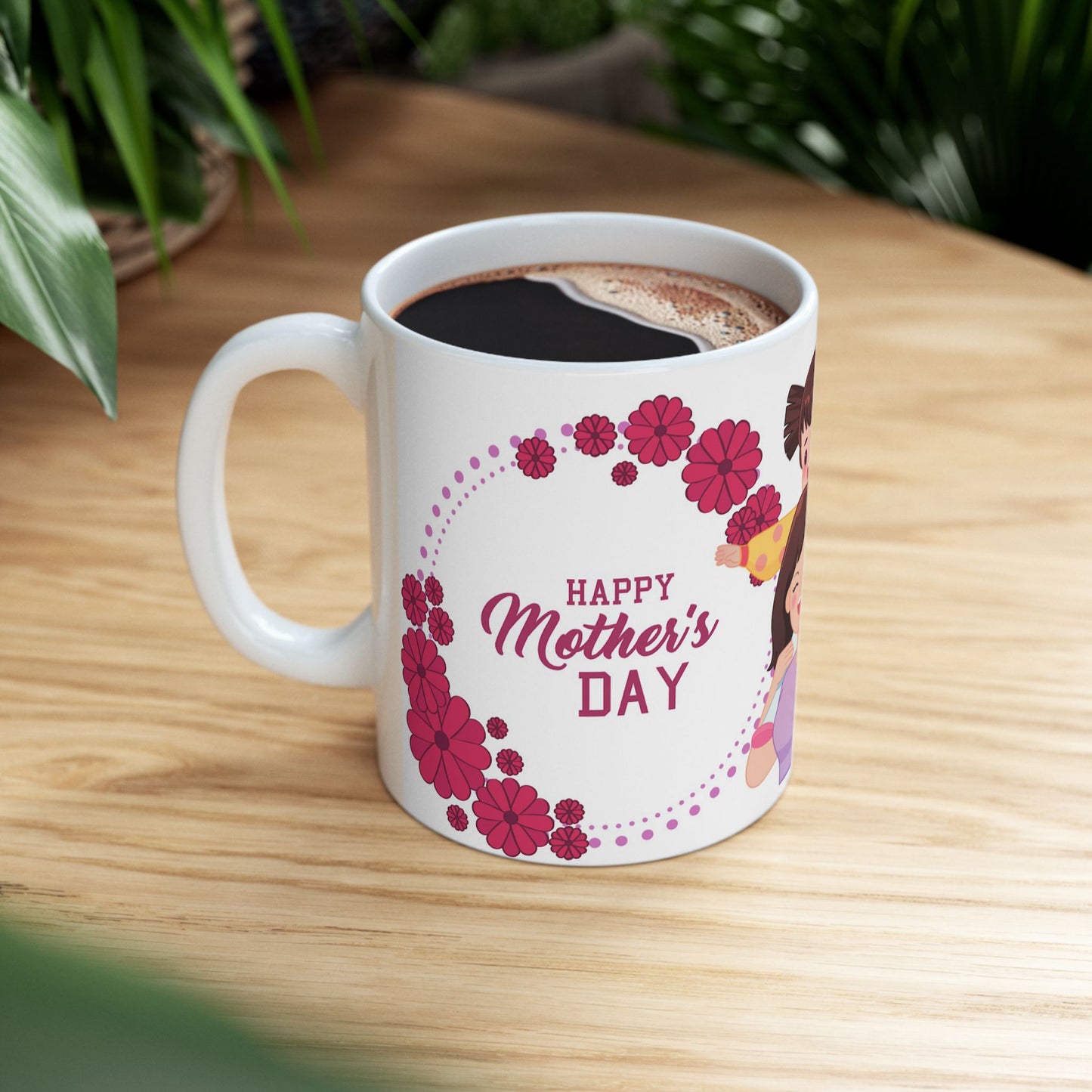 Mom and Daughter Coffee Mug - Happy Mother's Day 11oz