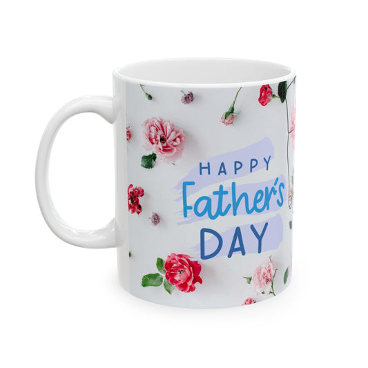 Floral Mother's Day Ceramic Mug - Perfect Gift for Mom