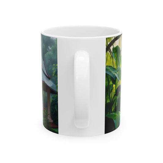 Life is Good Nature-Inspired Ceramic Mug Perfect for Outdoor Lovers & Relaxation