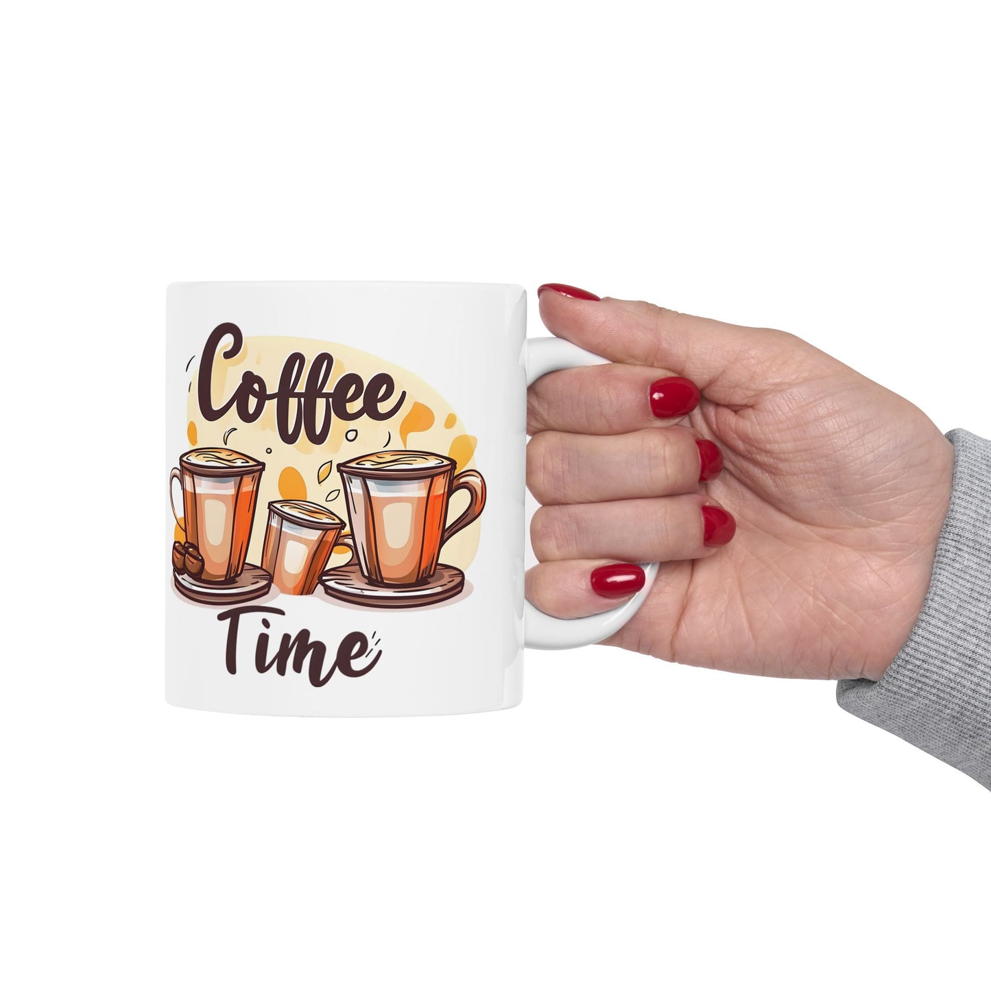 Coffee Time Ceramic Mug Perfect for Coffee Lovers