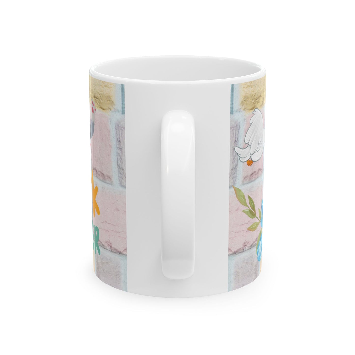 Cheerful Ceramic Mug - "Have a Nice Day!" Inspirational Coffee Cup