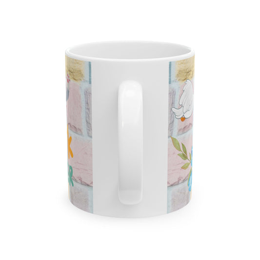 Cheerful Ceramic Mug - "Have a Nice Day!" Inspirational Coffee Cup
