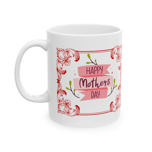Floral Inspirational Ceramic Mug - Perfect Gift for Loved Ones