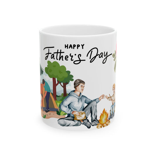 Happy Father's Day Ceramic Mug - Perfect Gift for Dads!