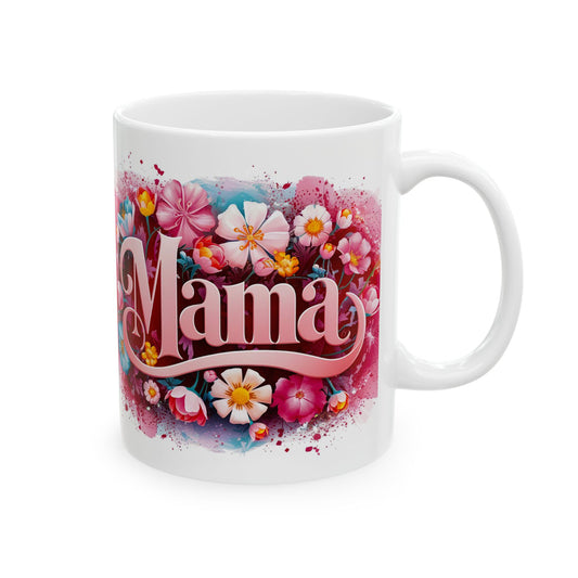 Floral Mama Ceramic Mug - Perfect Gift for Mother's Day