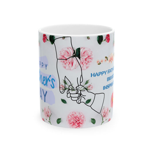 Floral Mother's Day Ceramic Mug - Perfect Gift for Mom