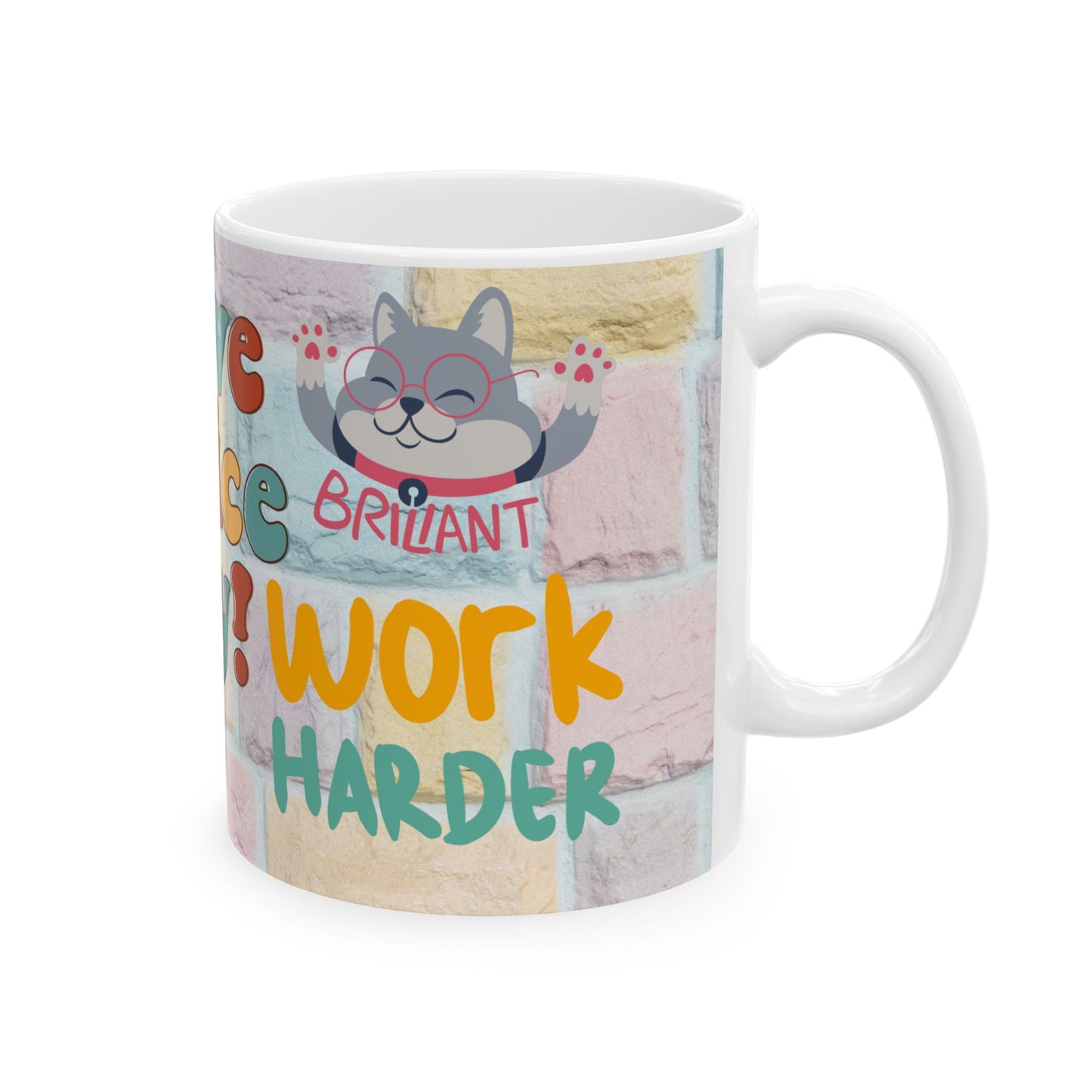 Cheerful Ceramic Mug - "Have a Nice Day!" Inspirational Coffee Cup