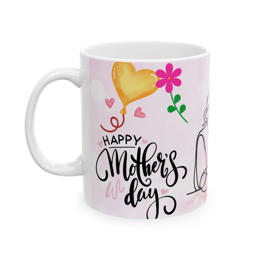 Mom & Baby Love Ceramic Mug - Perfect Gift for Mother's Day & Baby Showers