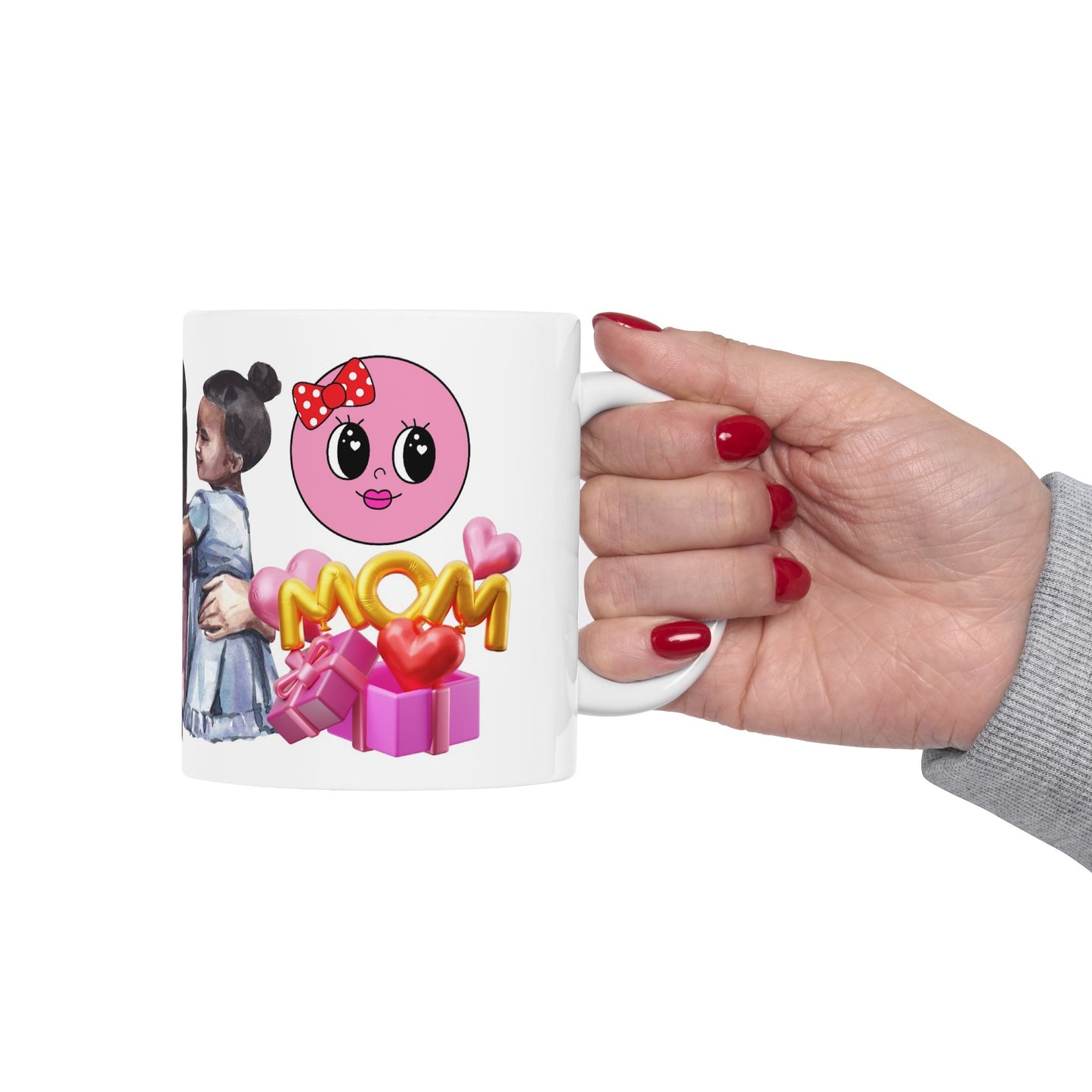 Family Love Ceramic Mug | Perfect Gift for Mother's Day & Celebrations